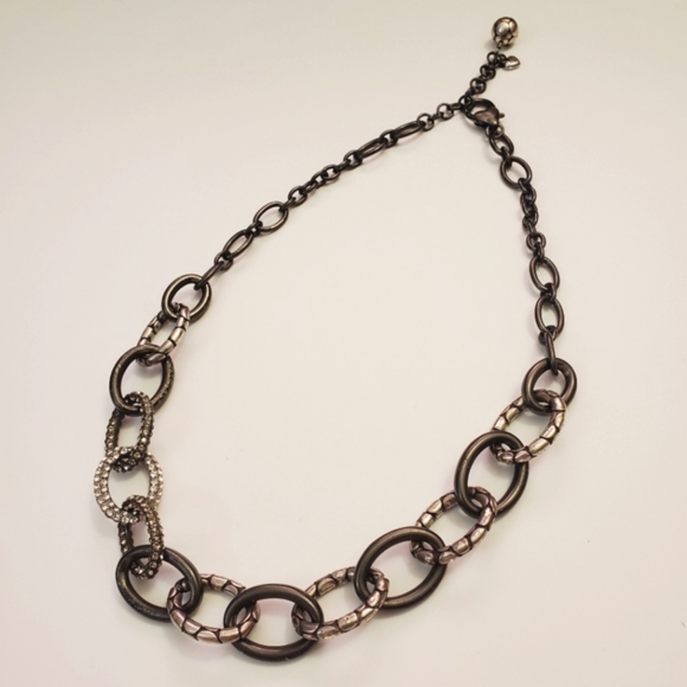 Brighton - Pebble Pave Link Swarovski Crystal Necklace